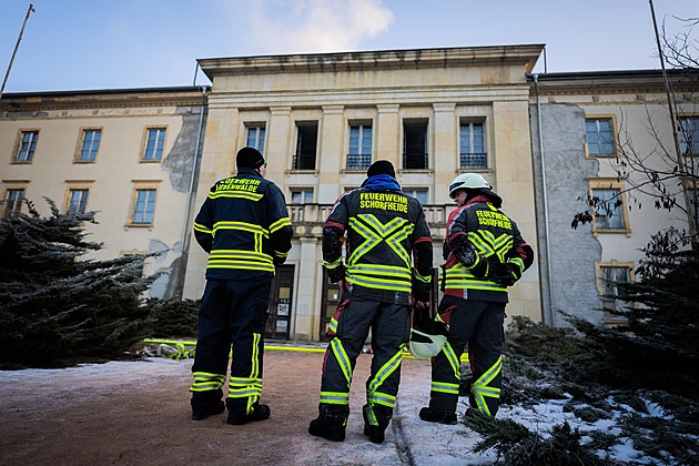 Severně od Berlína vypukl požár v areálu, ve kterém je Goebbelsova vila